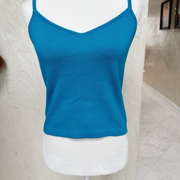 St. John Tops - Teal Sleeveless Women's Top